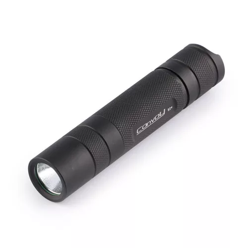 Convoy S2+ SST40 zaklamp 1800 lumen, 5000K, zwart