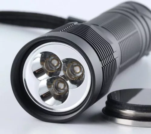 Convoy S12 365nm LG UV-zaklamp met 3 LED’s