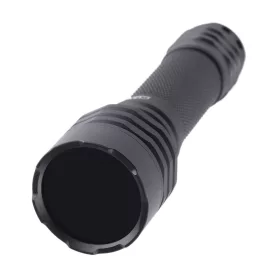   Convoy M21A UV 365 nm 21700 zaklamp met SBT-10X-UV LED en geïnstalleerd ZWB2-filter