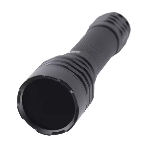 Convoy M21A UV 365 nm 21700 zaklamp met SBT-10X-UV LED en geïnstalleerd ZWB2-filter