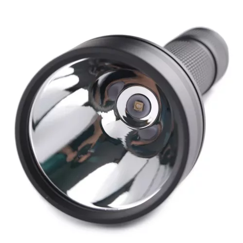 Convoy L21B UV 365 nm 21700 zaklamp met SBT-10X-UV LED en geïnstalleerd ZWB2-filter