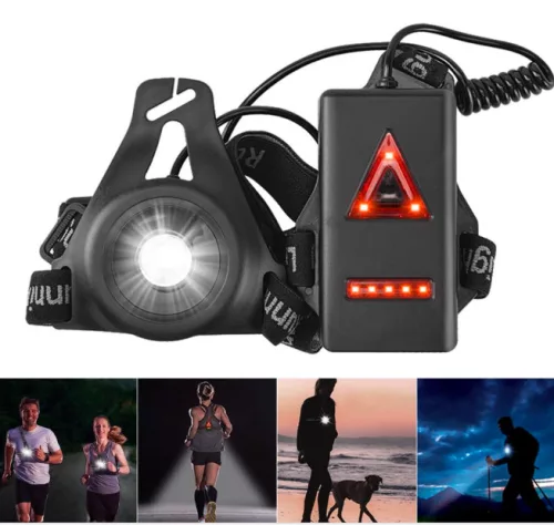 futólámpa mellámpa  tölthető Cree led futás