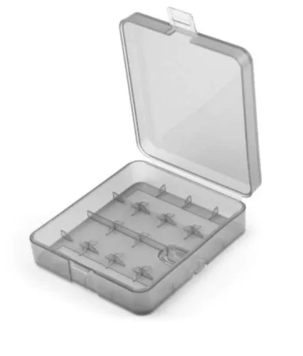 18650 batterijhouder voor 4 batterijen