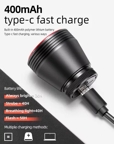 Rockbros Q5 V2 slimme achterlicht