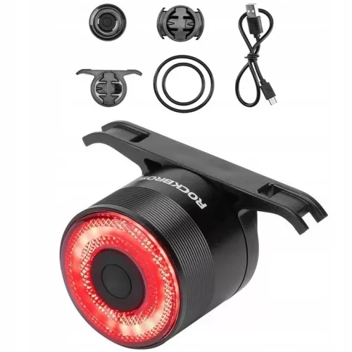 ROCKBROS Q3 slimme fietsachterlamp met remlichtfunctie