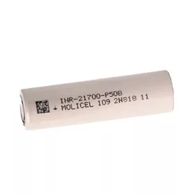   Molicel INR21700-P50B hoogstroom oplaadbare Li-ion accu 5000 mAh, 60A belastbaarheid