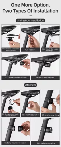 Rockbros Q1 achterlicht