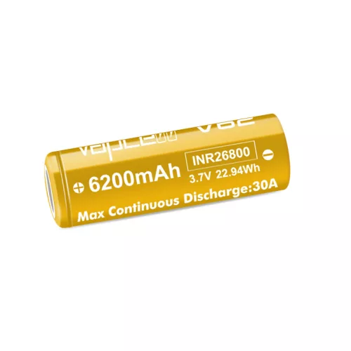 Vapcell V62 26800 3,7V Li-ion accu 6200 mAh – 30A continue belastbaarheid