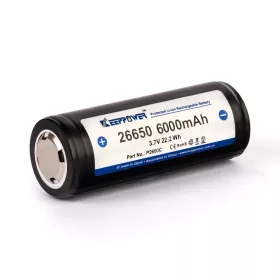 Keeppower 26650 oplaadbare beschermde Li-ion accu 6000 mAh