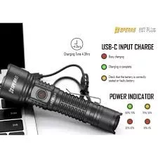 Speras Est Plus zaklamp set, 726 m bereik, 1600 lumen