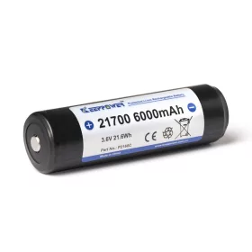 Keeppower 21700 beschermde oplaadbare Li-ion accu 6000 mAh