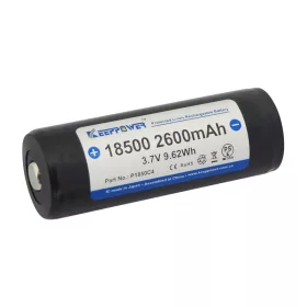 Keeppower 18500 beschermde oplaadbare Li-ion accu 2600 mAh