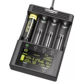 Liitokala Lii-600 LCD batterij oplader, 12A laadstroom