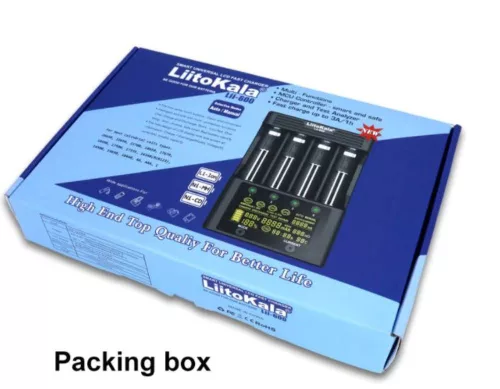 Liitokala Lii-600 LCD batterij oplader, 12A laadstroom