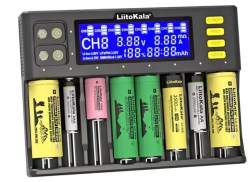 Liitokala Lii - s8 LCD Akkumulátor töltő