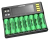 Liitokala Lii - s8 LCD Akkumulátor töltő