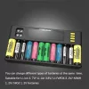 Liitokala Lii-S12 LCD batterij oplader – parallel opladen van 12 batterijen
