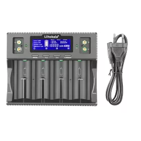 LiitoKala Lii-D4XL batterijoplader, tot 4× 32700 batterijen