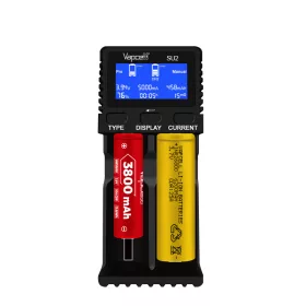   Vapcell SU2 snellader voor Ni-MH, 1,5V en 3,6V Li-ion batterijen
