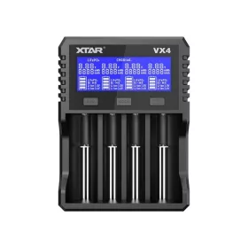   Xtar VX4 batterijoplader met testfunctie voor ALLE batterijen