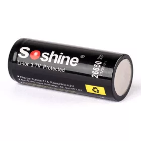 Soshine Li-ion 26650 beschermde accu 5500 mAh