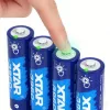 XTAR AA 1,5V 3960 Li-ion 2500 mAh accu – innovatieve touch-laadindicatie en lage batterijwaarschuwing
