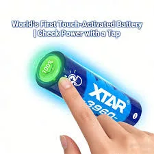 XTAR AA 1,5V 3960 Li-ion 2500 mAh accu – innovatieve touch-laadindicatie en lage batterijwaarschuwing