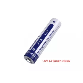Xtar AAA 1,5V Li-ion oplaadbare accu 800 mAh