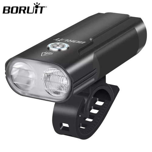 Boruit LD12 voorlamp met 2 leds, 1050 lumen en 100 meter bereik