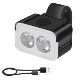   Boruit L6 koplamp voor de fiets met 300 lumen helderheid en ingebouwde accu