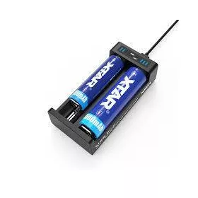XTAR MC2 18650 14500 Battery Micro USB Smart Charger akkumulátor töltő