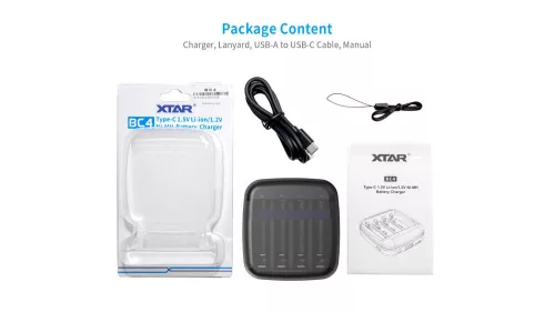 Xtar BC4 1,5V batterijoplader voor AA en AAA batterijen