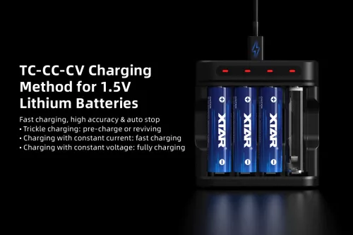 Xtar L4 1,5V batterijoplader