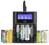 XTAR L4 Pro intelligente lader voor AA/AAA 1.2V Ni-MH en 1.5V lithiumbatterijen