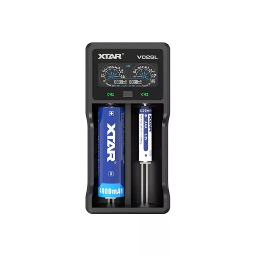 Xtar VC2SL universele batterijoplader