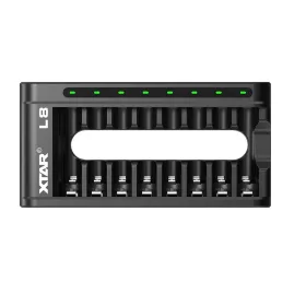 Xtar L8 1,5V batterijoplader voor AA en AAA batterijen