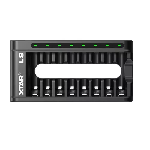 Xtar L8 1,5V batterijoplader voor AA en AAA batterijen