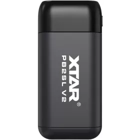 XTAR PB2SL V2 batterijoplader en powerbank – zwart
