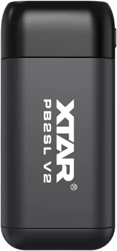 XTAR PB2SL V2 batterijoplader en powerbank – zwart