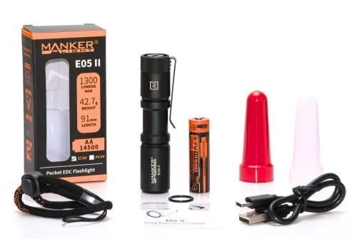 Manker E05 II mini zaklamp set