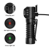 Wurkkos HD12 Mini lamp, wit en rood licht, USB-C oplaadbare 14500/AA hoofdlamp, eenvoudig bedieningspaneel, instelbare hoofdband