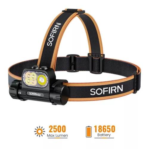 Sofirn HS22 hoofdlamp 2500 lm, instelbare kleurtemperatuur