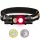Sofirn D25LR hoofdlamp met rood en wit LED-licht