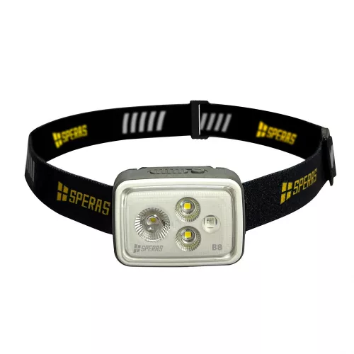 SPERAS B8 innovatieve USB-C oplaadbare hoofdlamp 700 lm 1800 mAh