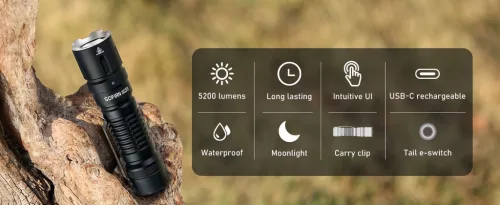 Sofirn SC33 high-power EDC zaklamp – 5200 lumen
