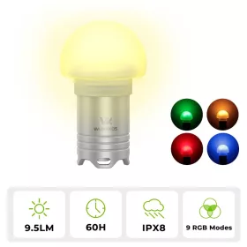 Wurkkos DL04 RGB duiklamp