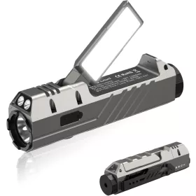   Wurkkos HD05 4-in-1 EDC-zaklamp – 3100 lm, 335 m, UV, rood licht, draaibare zijlamp