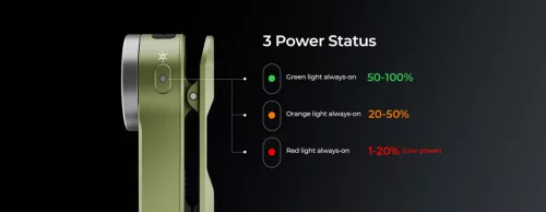 Wurkkos HD03 oplaadbare zaklamp, EDC cliplamp, 680 lumen, zwart