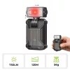 WURKKOS HD04 Clip-On EDC Zaklamp – 750LM, 180° draaibare kop, spot-/vloedlicht/RGB voor outdoor, werk & noodsituaties