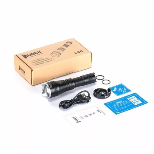 Wuben L60 focusbare zaklamp set